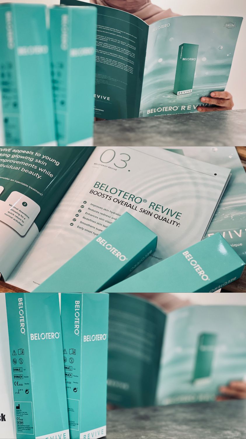 Belotero Revive stock and clinical materials at AOKLINIK